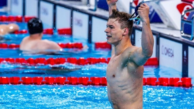 Taliso Engel triumphiert über 100 Meter Brust. (Foto: Jens Büttner/dpa)