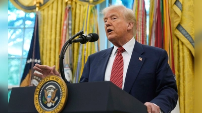 Trump hofft auf gutes Ergebnis des Türkei-Treffens (Archivbild)  (Foto: Mark Schiefelbein/AP/dpa)