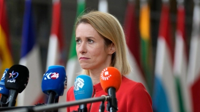 Estlands Premierministerin Kaja Kallas steht auf der Fahndungsliste des russischen Innenministeriums. (Foto: Virginia Mayo/AP/dpa)