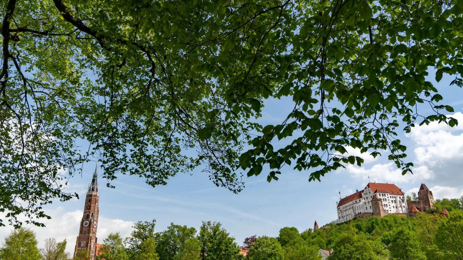 Bei Baggerarbeiten an der Burg Trausnitz in Landshut wurden menschliche Überreste gefunden. (Archivbild) (Foto: Armin Weigel/dpa)