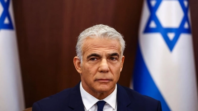 Israels Oppositionsführer Jair Lapid. (Archivbild) (Foto: Ronen Zvulun/AP/dpa)