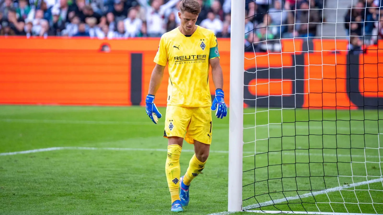 Jonas Omlin fehlt Borussia Mönchengladbach erneut (Foto: David Inderlied/dpa)