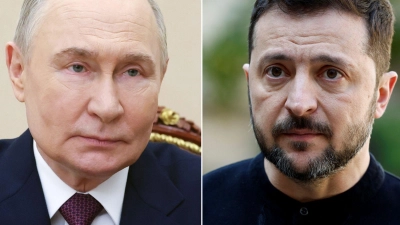 Für den Tag des Sieges in Russland soll wieder eine Feuerpause im Ukraine-Krieg gelten. (Archivbild) (Foto: Gavriil Grigorov/Pool Sputnik Kremlin via AP/Stephanie Lecocq/Pool Reuters/dpa/dpa)
