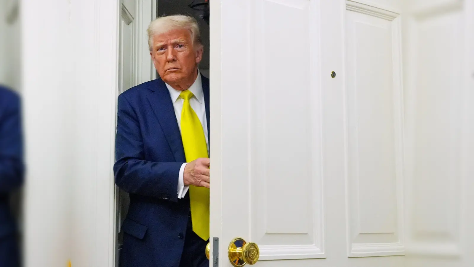 Donald Trump verbreitet eine eigenwillige Osterbotschaft. (Archivbild) (Foto: Alex Brandon/AP/dpa)