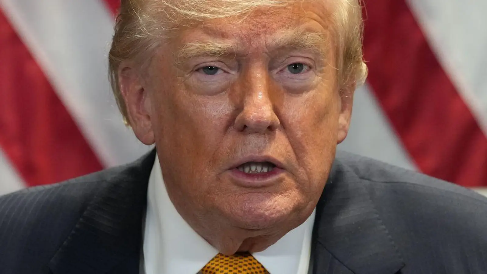 US-Präsident Trump droht dem Iran weitere Angriffe an.  (Foto: Alex Brandon/AP/dpa)