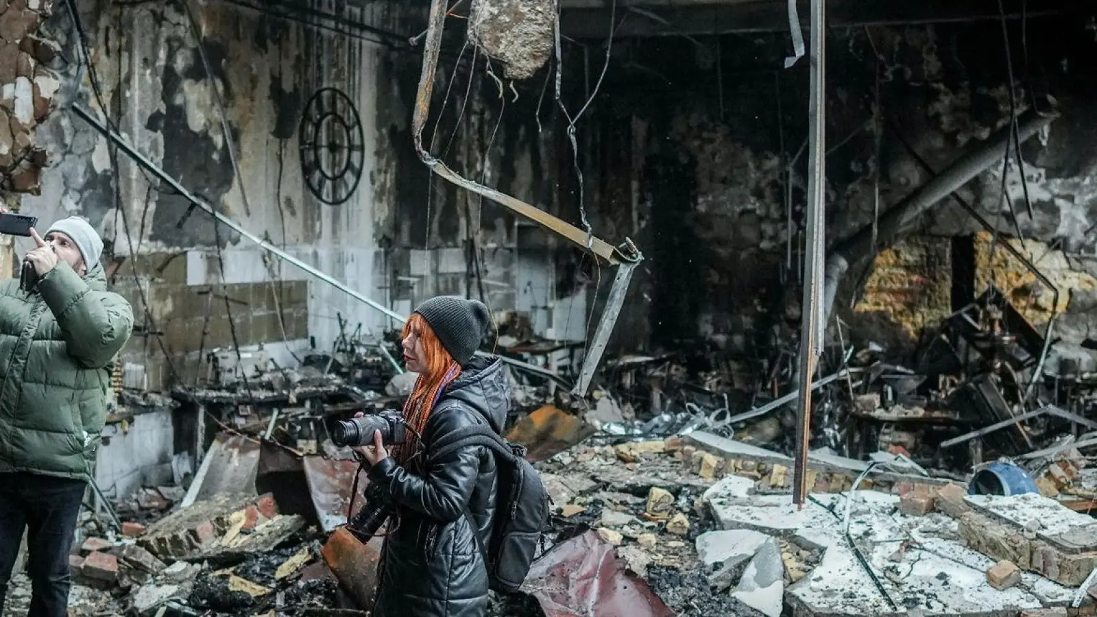 Bei dem Angriff auf die Hafenstadt Odessa wurde eine Näherei zerstört. (Foto: Kay Nietfeld/dpa)