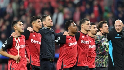 Bayer Leverkusen spielt auch in der Champions League auf höchstem Niveau. (Foto: Federico Gambarini/dpa)