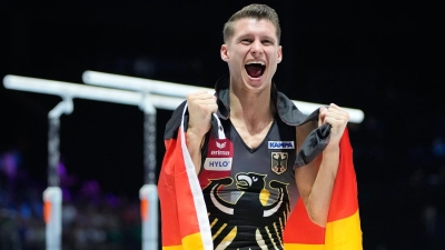 Turner Lukas Dauser ist Sportler des Jahres. (Foto: Geert vanden Wijngaert/AP/dpa)