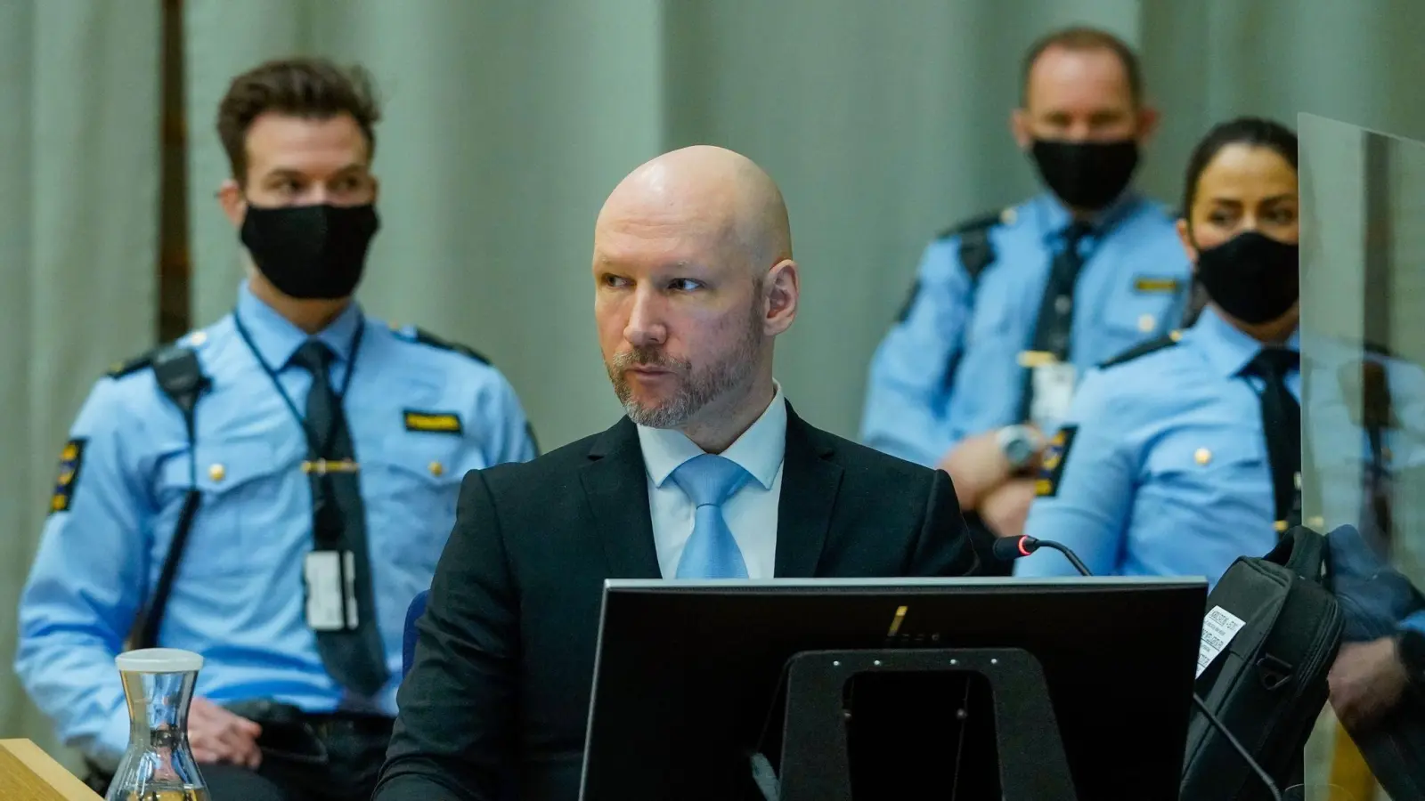 Anders Behring Breivik muss im Gefängnis bleiben. (Foto: Ole Berg-Rusten/NTB/dpa)