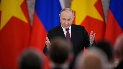Putin hatte Mitte der Woche eine dreitägige Waffenruhe angekündigt.  (Foto: Pavel Bednyakov/AP/dpa)