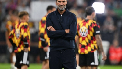 Sein Premierensieg als Bundestrainer bedeutet Jürgen Klopp sehr viel.  (Foto: Sven Hoppe/dpa)