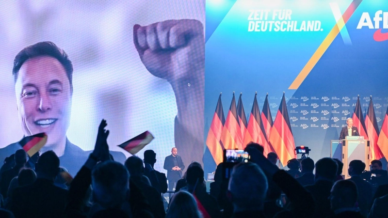 Auch Tech-Milliardär Elon Musk gratulierte der AfD. (Archivbild) (Foto: Hendrik Schmidt/dpa)