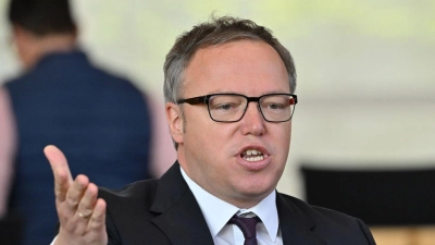 Thüringens CDU-Spitzenkandidat Mario Voigt: „Höcke hat in zentralen Fragen gewackelt und gezeigt, dass er bezwingbar ist.“ (Foto: Martin Schutt/dpa)