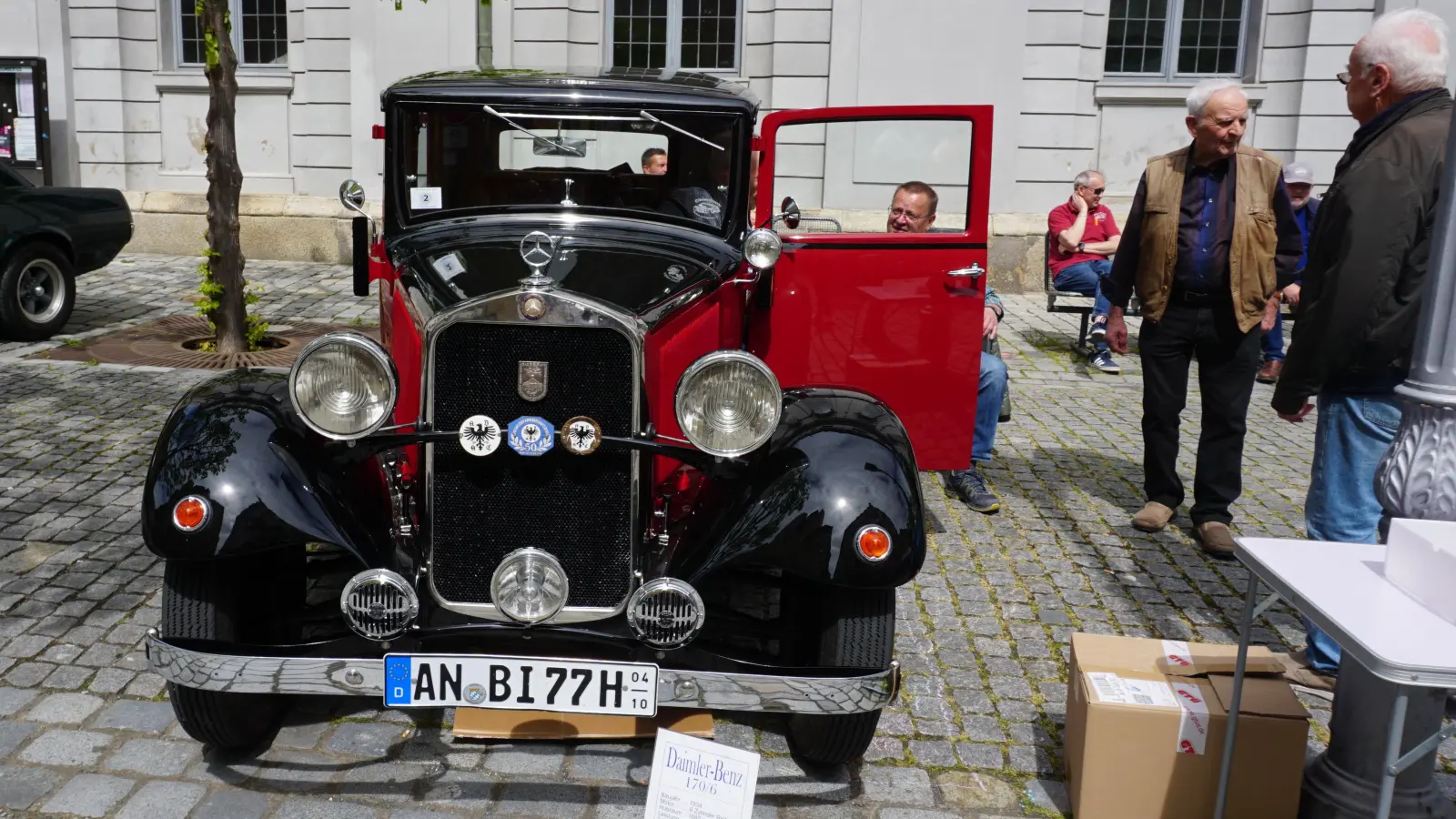 Der Daimler Benz 170/6, Baujahr 1934, gehört Karlheinz Hahn. (Foto: Andrea Walke)