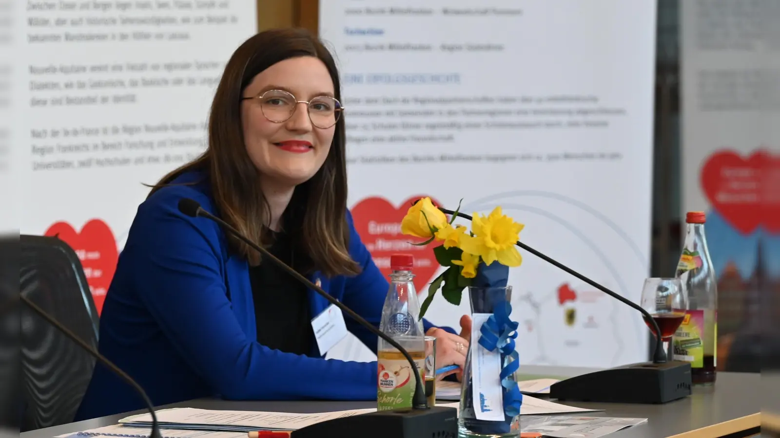 Isabel Kerscher kümmmert sich künftig um die vielen Kontakte zwischen Mittelfranken und den Partnern im Südwesten Frankreichs.  (Foto: Manfred Blendinger)