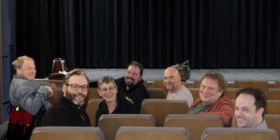 Das neue Führungsteam des Vereins KulturKino (von links): die Beisitzer Michael Schmidt und Hans Heinrich Unger, stellvertretende Vorsitzende Heidi Spanner, Vorsitzender Wolfgang Grebenhof, Schriftführer Richard Ruttmann sowie die Beisitzer Dieter Woyke und Jens Setzer. (Foto: Andreas Kunkel)