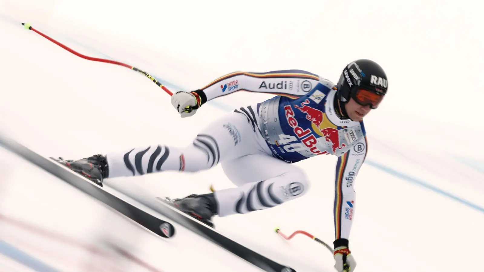 Darf nicht wie erhofft zu Olympia nach Bormio: Abfahrer Luis Vogt. (Archivbild) (Foto: Gabriele Facciotti/AP/dpa)