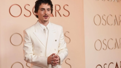 Timothée Chalamet geht ohne Oscar nach Hause.  (Foto: Gregory Bull/Invision/AP/dpa)