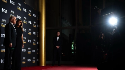 Trump hat in diesem Jahr einen Auftritt im Kennedy Center, der für einen US-Präsidenten ungewöhnlich ist.  (Foto: Julia Demaree Nikhinson/AP/dpa)