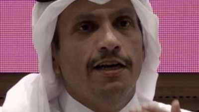 Katars Ministerpräsident Al Thani hat Israels Angriff in Doha verurteilt. (Archivbild) (Foto: Uncredited/AP/dpa)