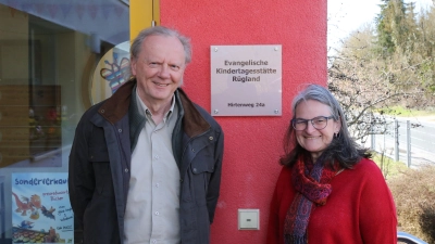 Träger der Kindertagesstätte ist die evangelische Kirchengemeinde Rügland. (Foto: Alexander Biernoth)