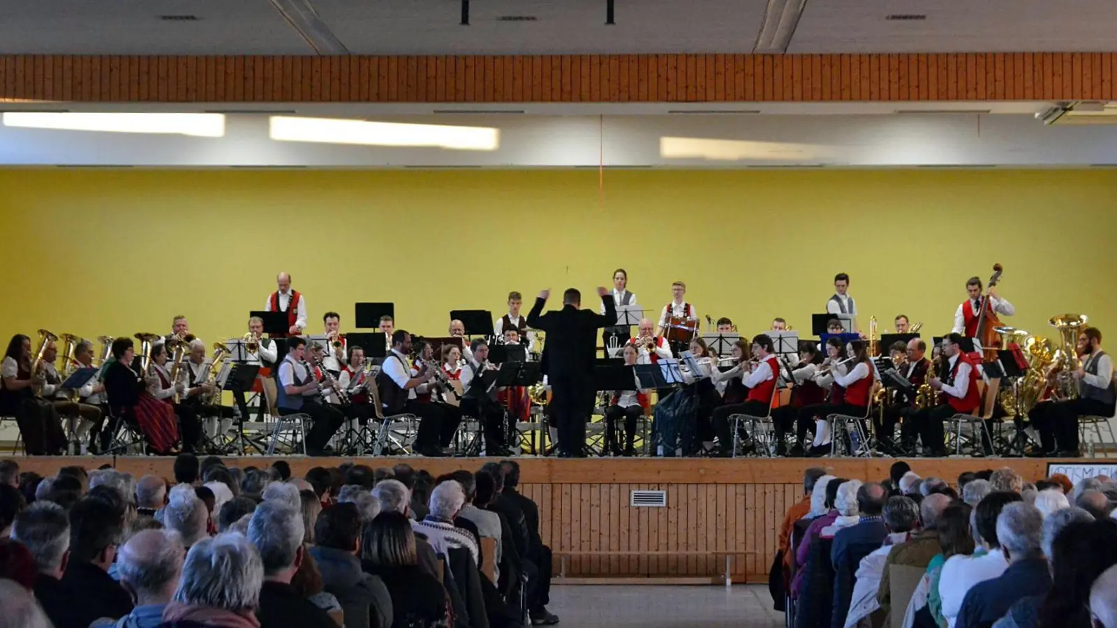 Zog das Publikum in den Bann: das Kreisorchester Ansbach unter der Leitung von Tobias Hauenstein. (Foto: Christina Özbek)