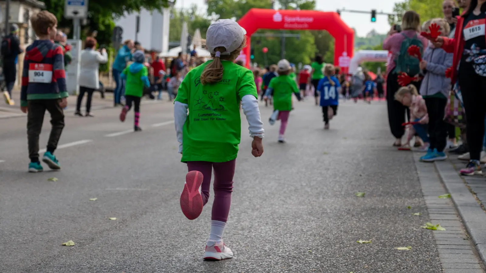 Auch Kinder konnten beim Lauf teilnehmen. (Foto: René Chlopotowski)