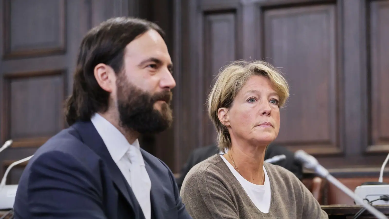 Der Verteidiger von Christina Block hat neue Beweisanträge im Umfang von 840 Seiten vorgelegt. (Foto: Christian Charisius/dpa-Pool/dpa)