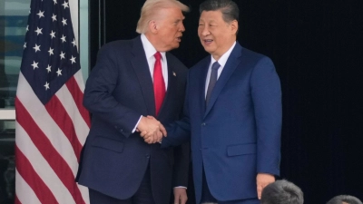 Trump und Xi haben sich getroffen. (Foto: Mark Schiefelbein/AP/dpa)