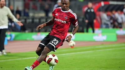 Mohamed Ali Zoma fehlt dem 1. FC Nürnberg monatelang. (Archivbild) (Foto: Daniel Karmann/dpa)