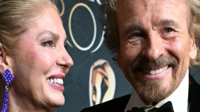 Thomas Gottschalk kam mit seiner Ehefrau Karina zur Romy-Vergabe. (Foto: Barbara Gindl/APA/dpa)