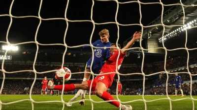 Timo Werner (l) brachte Chelsea in Führung. (Foto: Nick Potts/PA Wire/dpa)