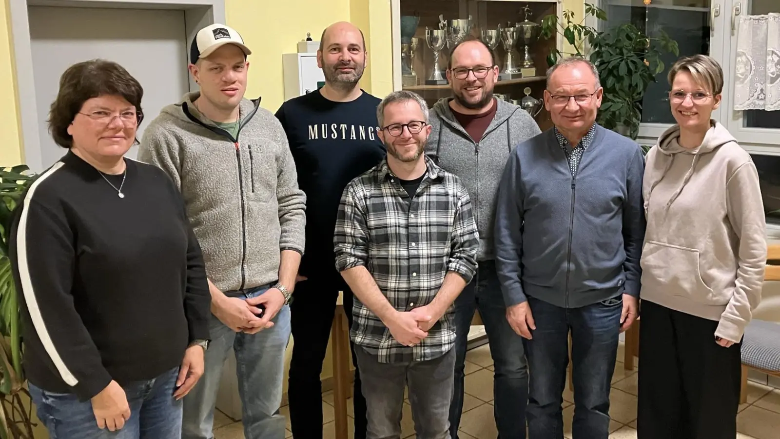 Zwei Frauen und fünf Männer stellen sich im kommenden März für die Gruppe Insingen-Nord zur Wahl. (Foto: Wählergruppe Insingen-Nord)