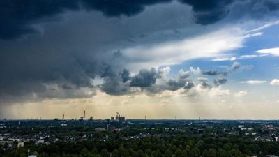 Im Nordwesten sorgten starke Gewitter und Unwetter zu umgestürzten Bäumen und vollgelaufenen Kellern. (Foto: Christoph Reichwein/dpa)
