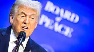 Will nicht mehr, dass Kanada Teil seines „Friedensrats“ wird - US-Präsident Donald Trump.  (Foto: Gian Ehrenzeller/KEYSTONE/dpa)