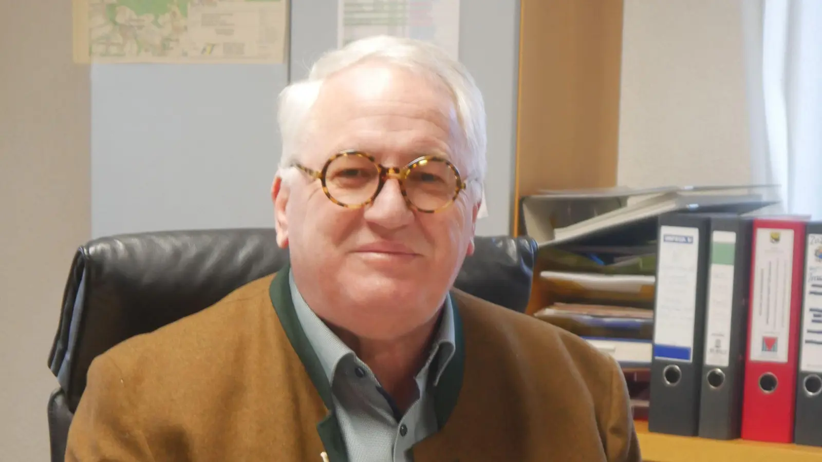 Amtsinhaber Otmar Lorey kandidiert erneut für das Markt Taschendorfer Bürgermeisteramt. (Foto: Martina Hinkelmann)