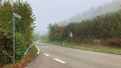 Ab Montag sollten Verkehrsteilnehmende lieber ein bisschen langsamer um die vielen Kurven im Tal fahren: An der Straße wird gearbeitet – voraussichtlich bis Mitte November. (Foto: Clarissa Kleinschrot)