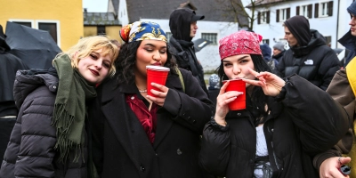 In Ornbau herrscht buntes Faschingstreiben bei 12.000 Besuchern. (Foto: Tizian Gerbing)