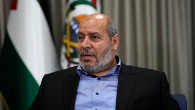 Chalil al-Haja, der Leiter der Hamas-Verhandlungsdelegation (Archivbild) (Foto: Khalil Hamra/AP/dpa)