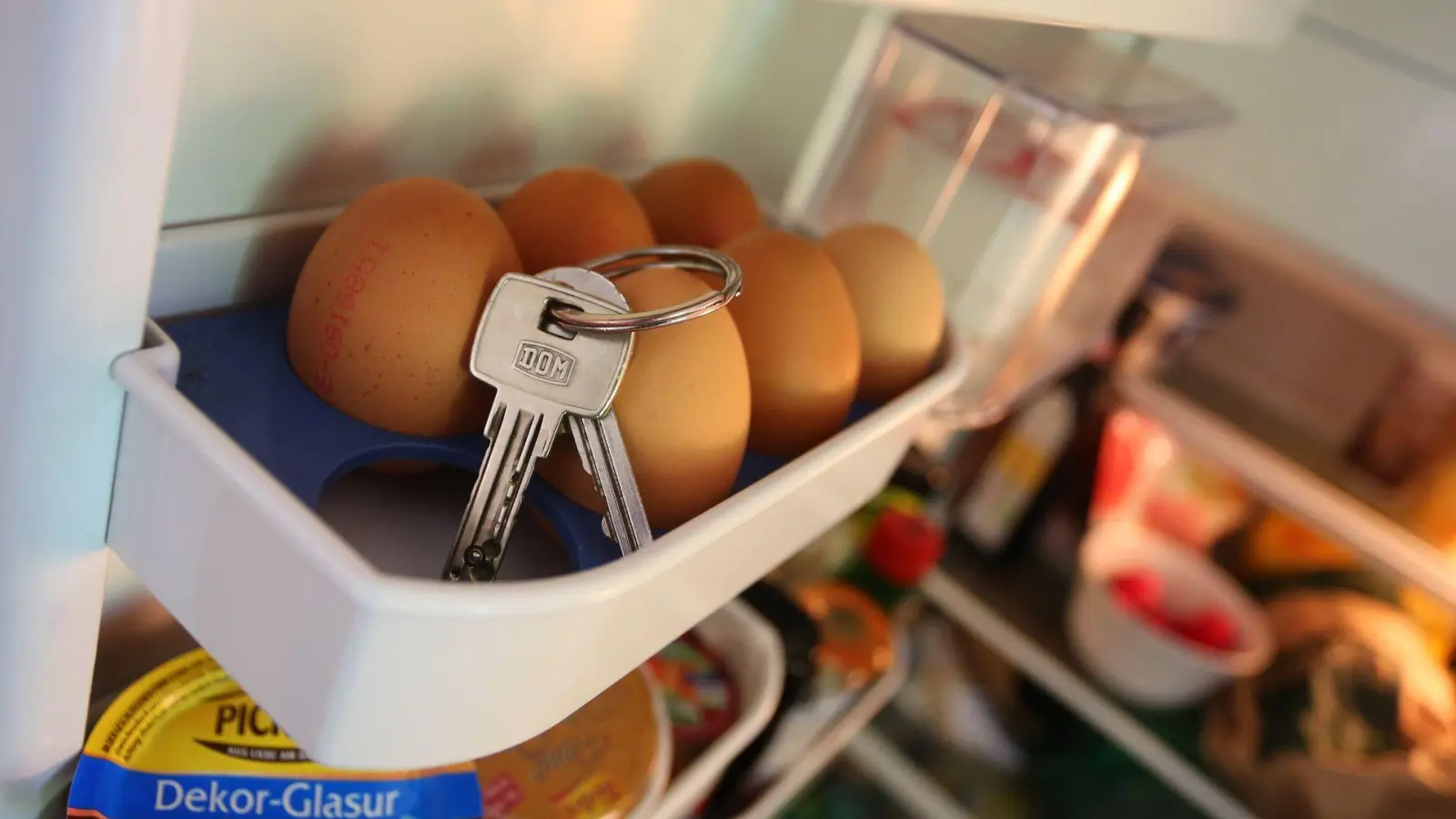 Schlüssel im Kühlschrank? Betroffene einer Demenz neigen dazu, Gegenstände an ungewöhnlichen Stellen zu verlegen. (Foto: Karl-Josef Hildenbrand/dpa/dpa-tmn)
