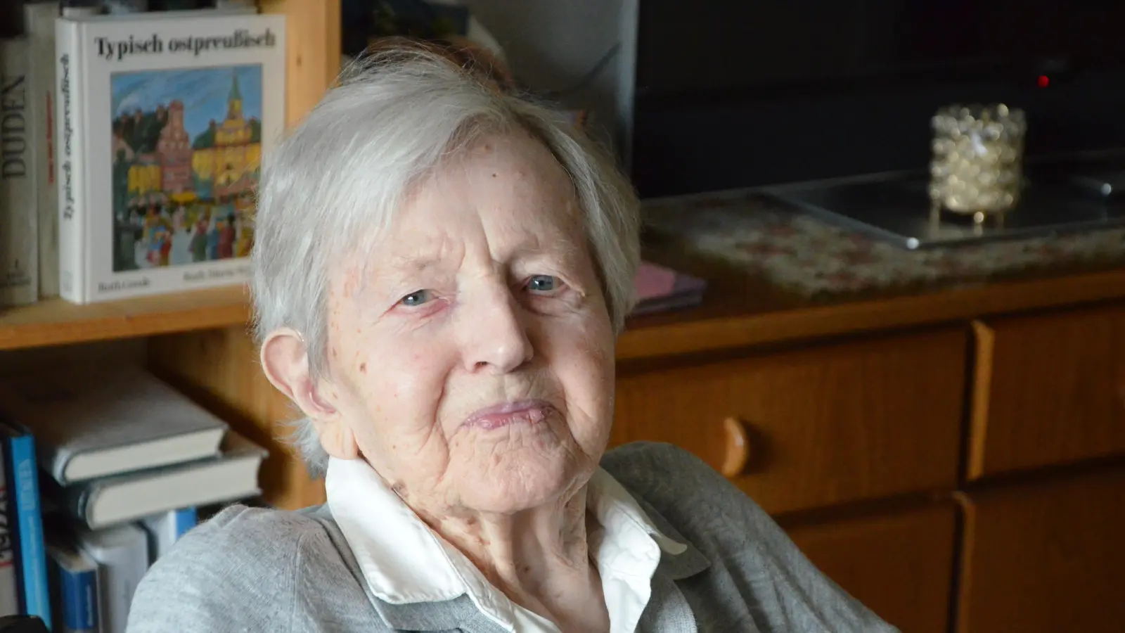 Sigrid Heimburger feiert heute ihren 104. Geburtstag bei guter Gesundheit im Johann-Gramann-Haus. Sie ist die älteste Bürgerin Neustadts (Foto: Christa Frühwald)