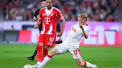 Der FC Bayern um Harry Kane (l) spielt gegen Leipzig in der Saisonvorbereitung. (Archivbild) (Foto: Sven Hoppe/dpa)