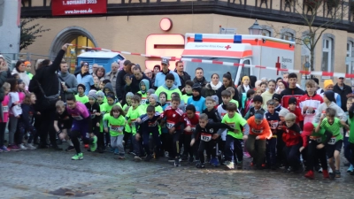 Beim Kinderlauf waren 63 Jungen am Start. (Foto: Gabriele Grassl)