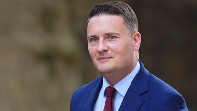 Der von seinem Amt als britischer Gesundheitsminister zurückgetretene Wes Streeting will Premier Keir Starmer herausfordern. (Archivfoto) (Foto: James Manning/PA Wire/dpa)