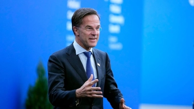 Vertraut darauf, dass Deutschland außenpolitisch handlungsfähig bleibt: Nato-Generalsekretär Mark Rutte. (Foto: Petr Josek/AP/dpa)