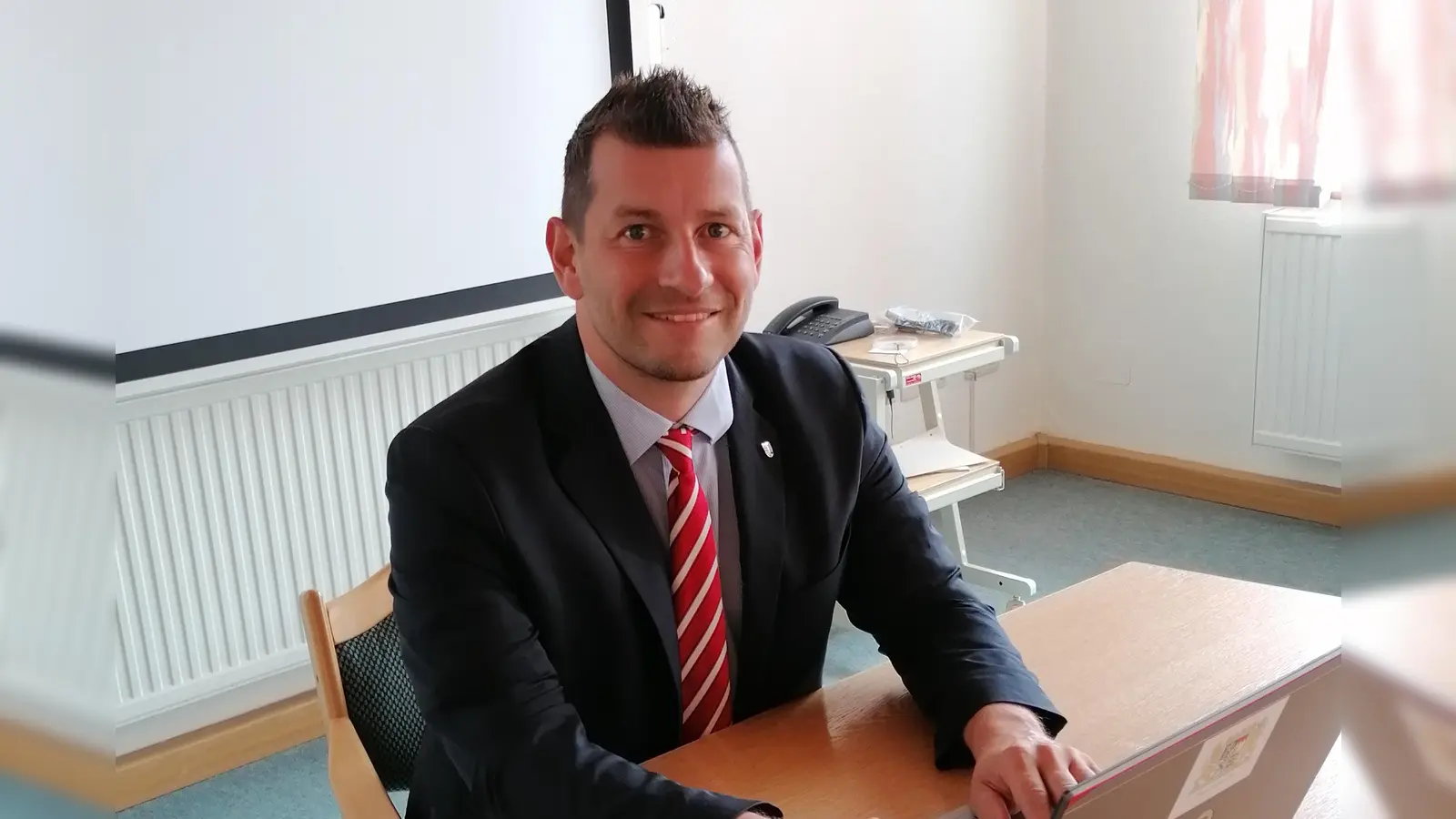 Bürgermeister Simon Schäffler freut sich auf alle Besucher aus nah und fern. (Foto: Fritz Zinnecker)