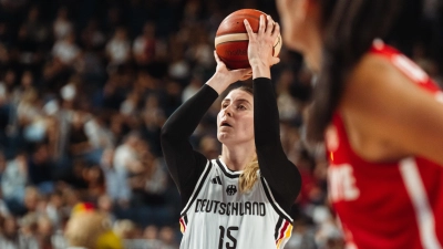 Luisa Geiselsöder (hier in einem anderen Spiel) wurde gegen Mali zur besten Spielerin der Partie gewählt. (Foto: DBB/Demirel)