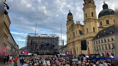„Klassik am Odeonsplatz“ feiert Jubiläum. Das Open-Air-Event wird 25 Jahre alt.  (Foto: Britta Schultejans/dpa)