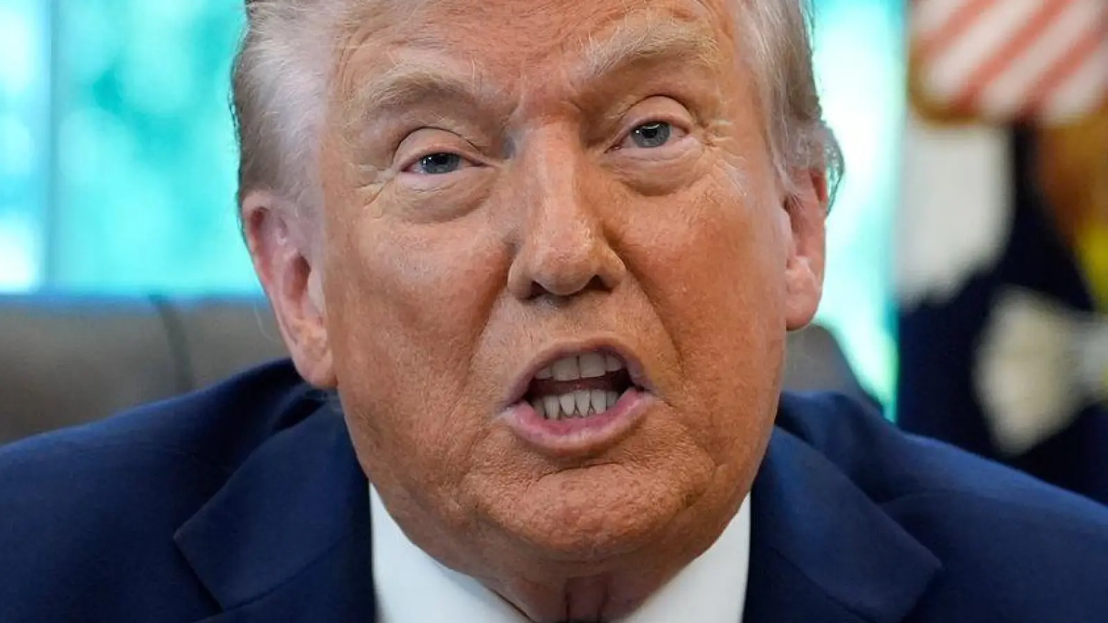 US-Präsident Trump sieht sich als Opfer einer medialen Hetzkampagne. (Foto: Alex Brandon/AP/dpa)