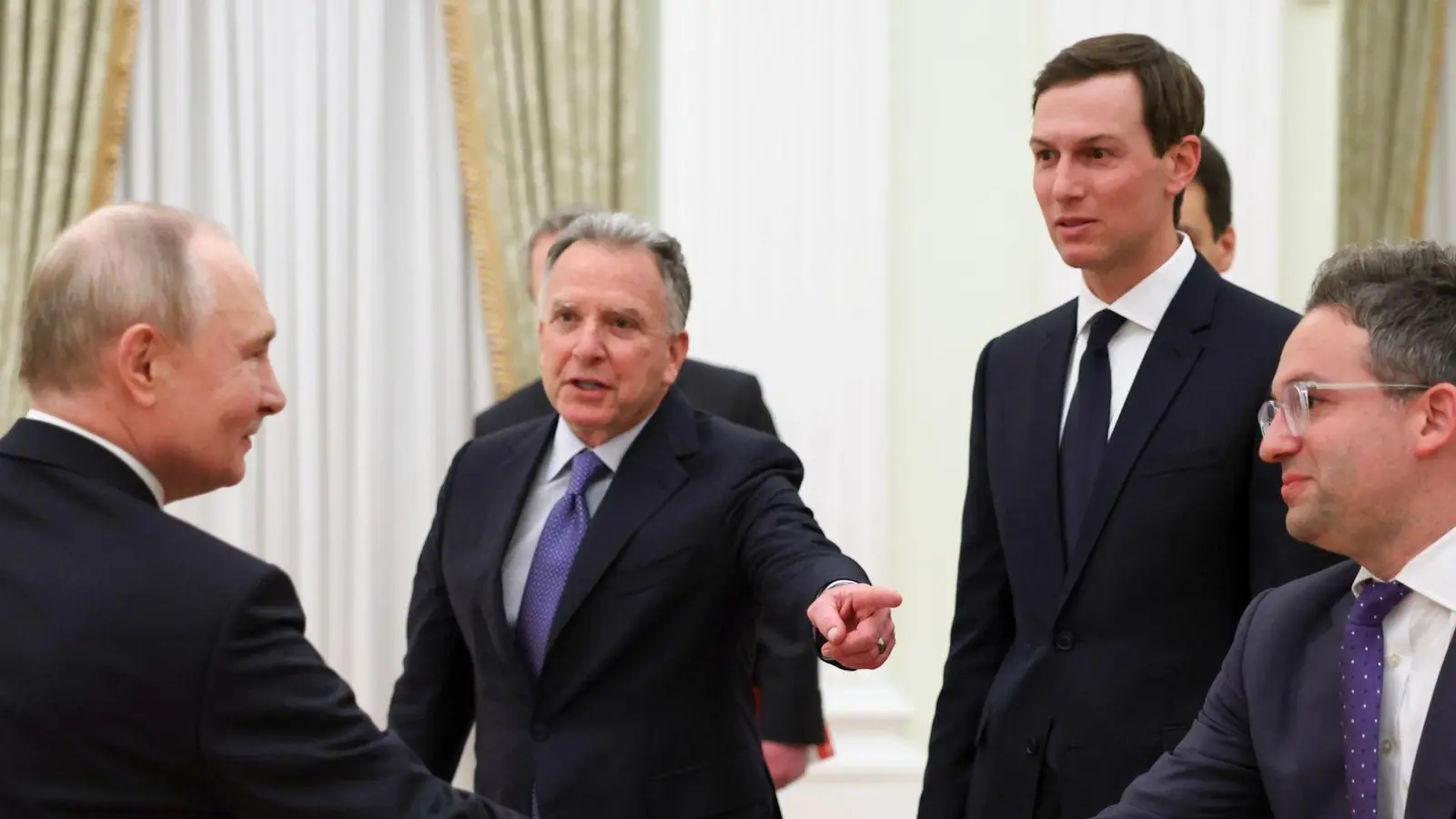 In der Nacht wurde der US-Sondergesandte Witkoff von Kremlchef Putin empfangen.  (Foto: Alexander Kazakov/Pool Sputnik Kremlin/AP/dpa)